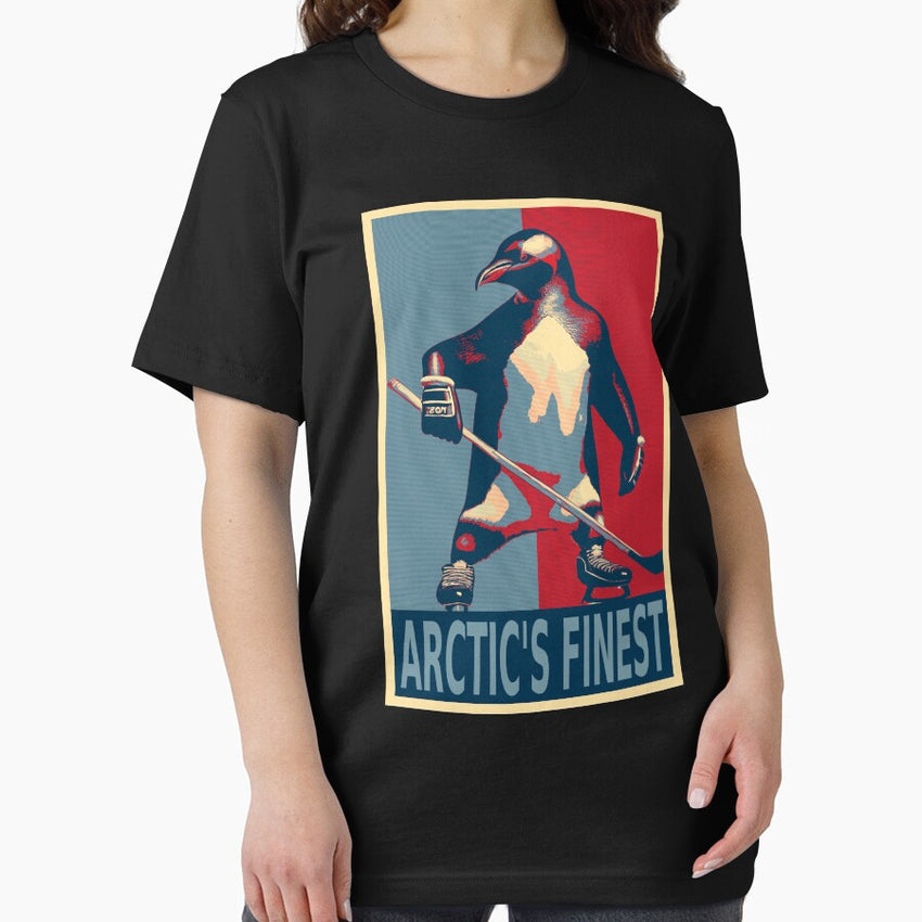 Arctic's Finest Penguin Ice Hockey HOPE Essential T-Shirt