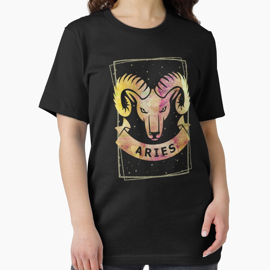 Watercolor Aries Zodiac Sign Essential T-Shirt
