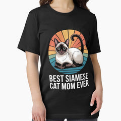 Best Siamese Cat Mom Ever Funny Cat Essential T-Shirt