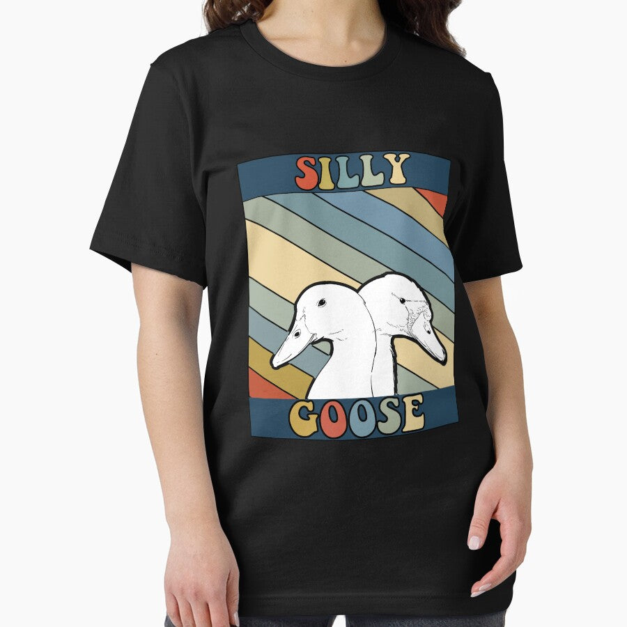 Embroidered Silly Gooseembroidered Gooseboos Bumps Essential T Shirt