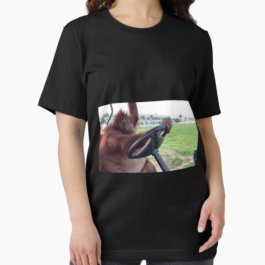 Orangutan Driving Golf Cart Classic . Essential T-Shirt