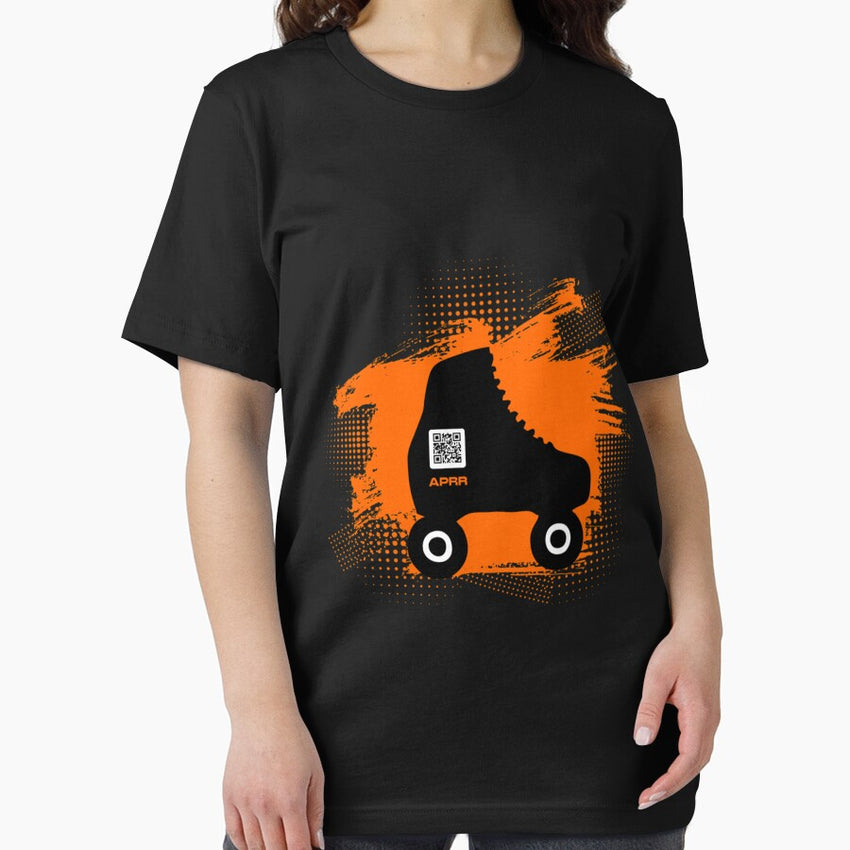 Aprr Atlanta Skate Club Rollerskate B And W With Qr Code Classic T-Shirt Essential T-Shirt