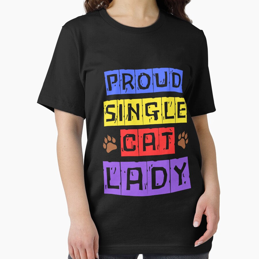 Proud Single Cat Lady: Perfect Apparel for Cat Moms Essential T-Shirt