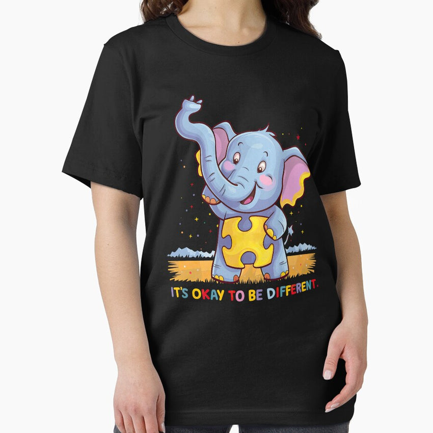 Autism Awareness Elephant superhero Acceptance Autistic Men Women Kids T-Shirt Essential T-Shirt
