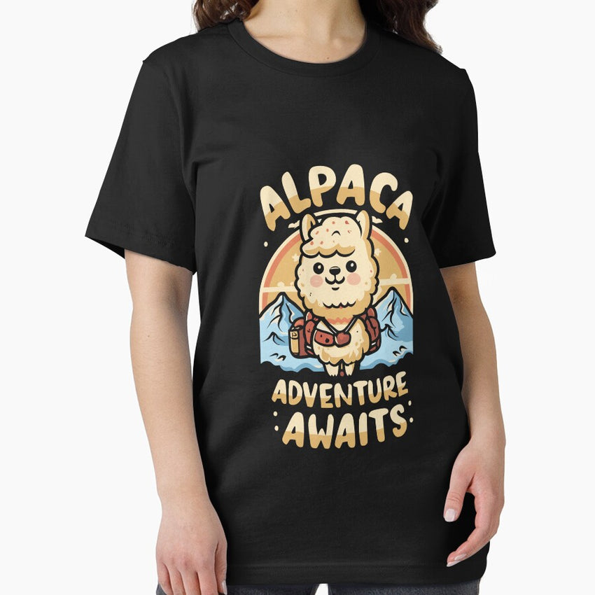 Alpaca Adventure Awaits Essential T Shirt