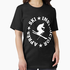 Apres Ski Instructor Seal (White) Winter Sports Skier Essential T-Shirt