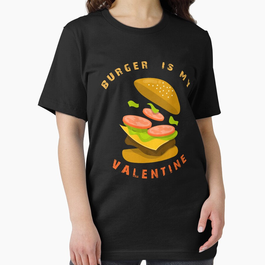 Burger is my valentine 2021 Essential T-Shirt
