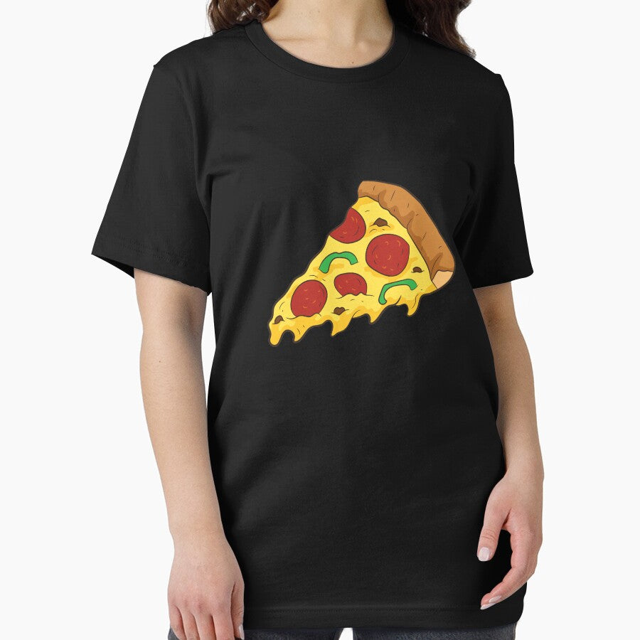 Pizza - pizza piece with salami, peppers and cheese Essential T-Shirt