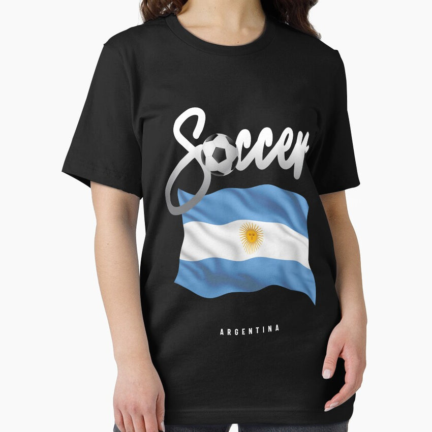 Argentina Soccer - Argentinian Flag Essential T-Shirt