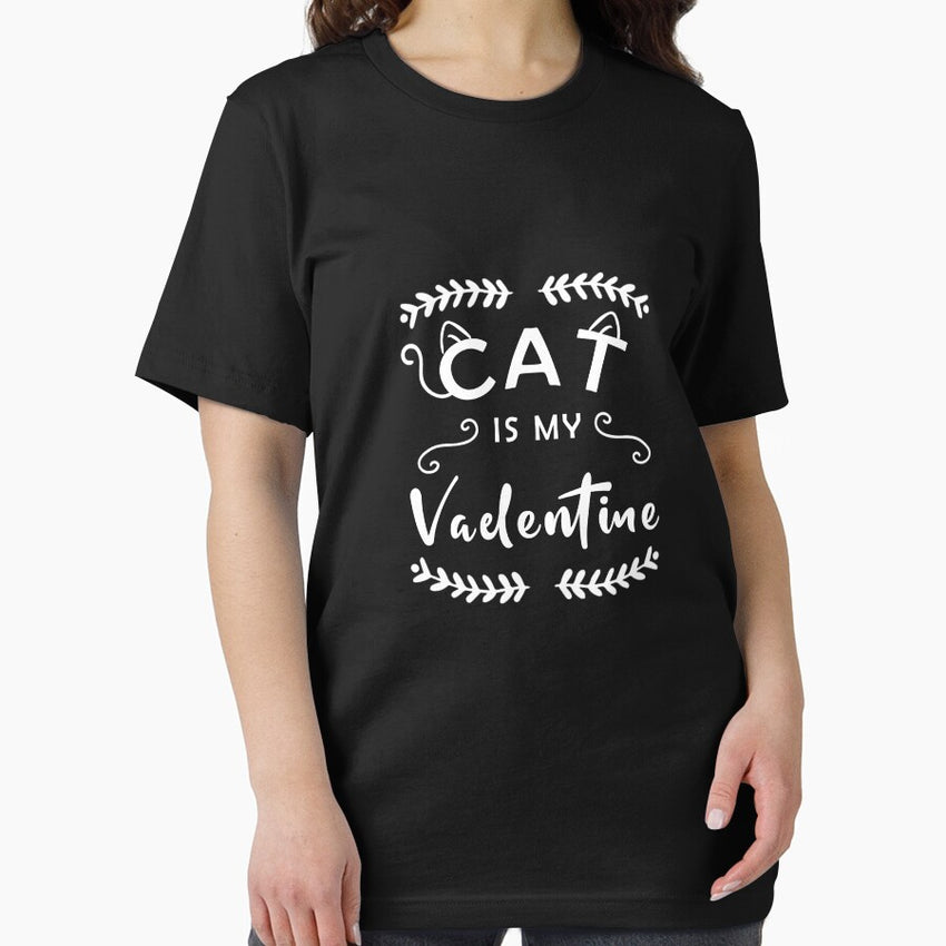Cat Is My Valentine Shirt, Cat Lovers Shirt, Funny Valentines Shirt, Valentines Day Shirt, Funny Cat Shirt, Gift for Friend Essential T-Shirt