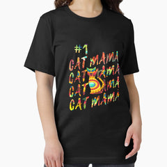 Psychedelic Cat Mama Essential T-Shirt