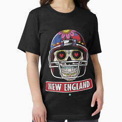 American Football - New England Skull Football Gift Essential T-Shirt