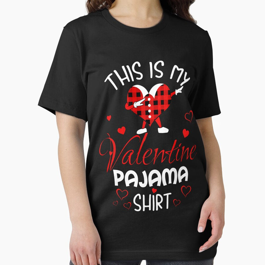 This Is My Valentine Pajama Cute Valentines Day Essential T-Shirt