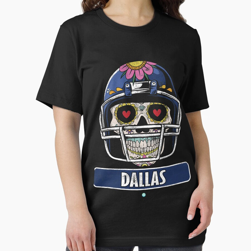 American Football - Dallas Skull Football Gift Essential T-Shirt
