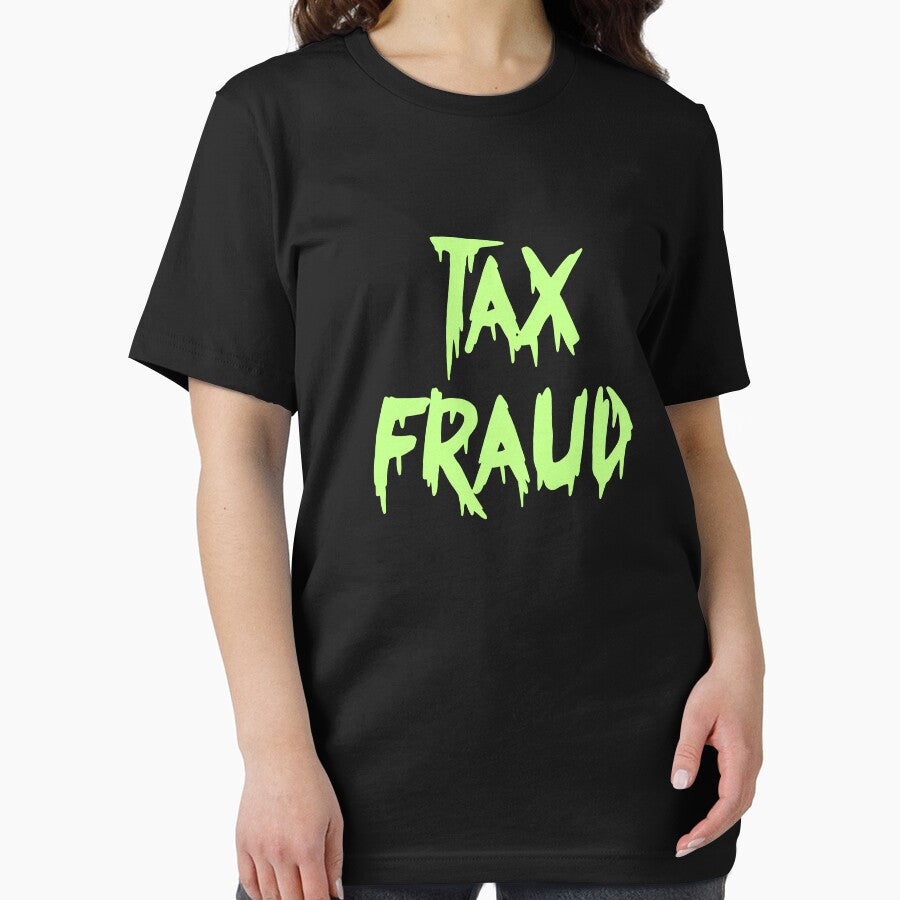 Tax Fraud Green Vers Essential T Shirt
