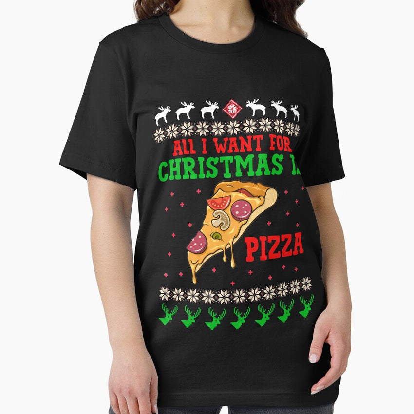 All I want for christmas is pizza Essential T-Shirt