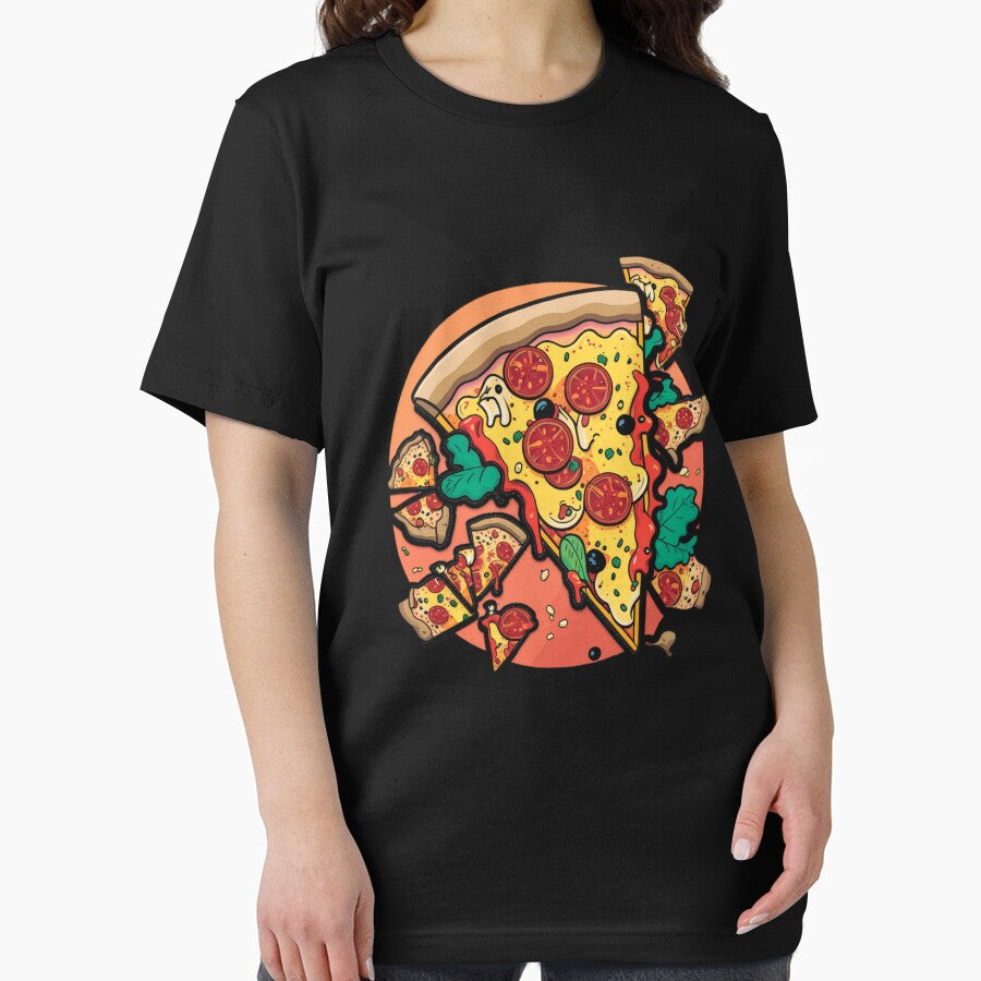 Funny Pizza Slice Cartoon Design Essential T-Shirt