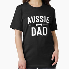 Aussie Dad Red Merle Australian Shepherd Farm Dog Father Essential T Shirt