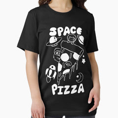 Space Pizza White Line Essential T-Shirt