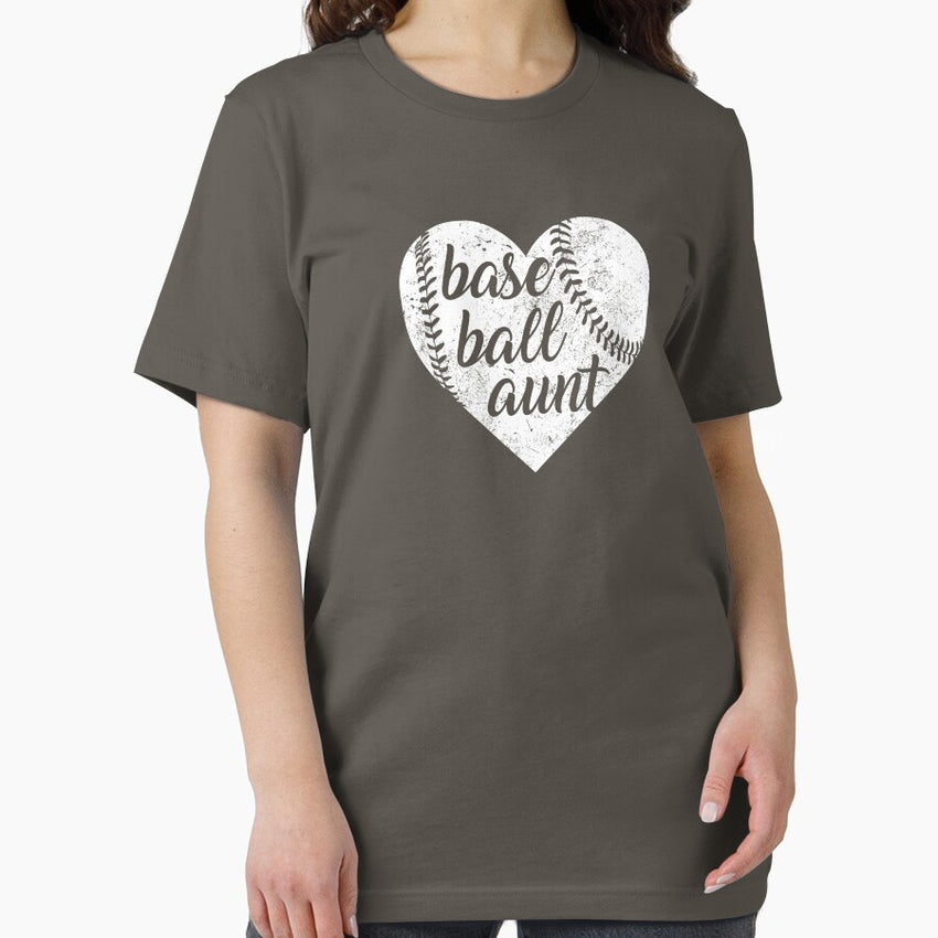 Baseball Aunt Heart Baseball Lover Shirt Essential T-Shirt