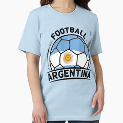 Argentina Football Team Argentina Flag Inside a Soccer Ball for Football Fans Essential T-Shirt
