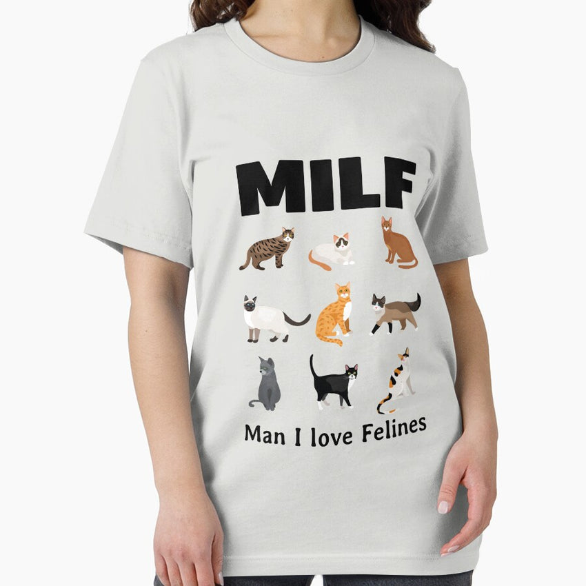 MILF Man I love Felines Funny Cats Essential T-Shirt