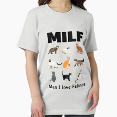 MILF Man I love Felines Funny Cats Essential T-Shirt