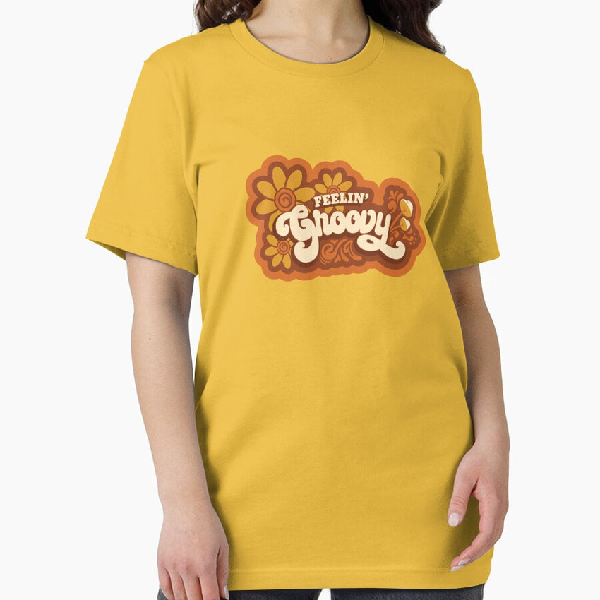 70s Retro Groovy Floral Garden Essential T-Shirt