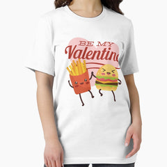 Be my valentine fries and burger Essential T-Shirt