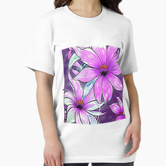 Retro style flowers colorful Essential T-Shirt