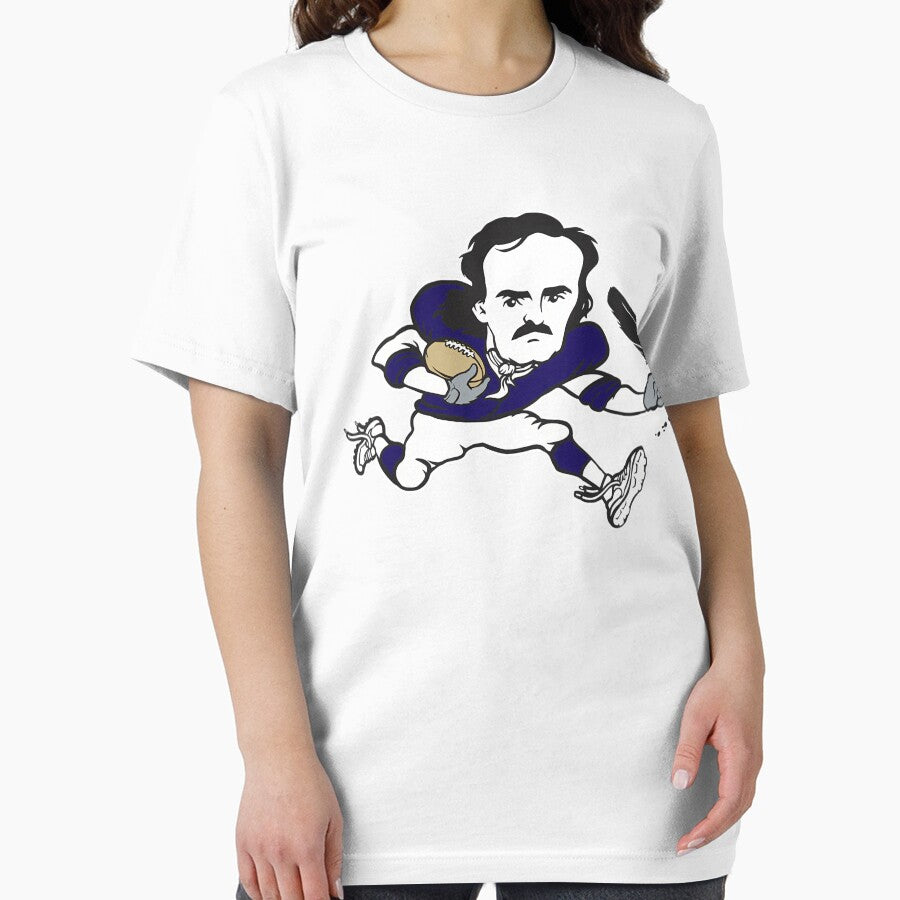 Baltimore Ravens Edgar Allan Poe NFL Essential T-Shirt