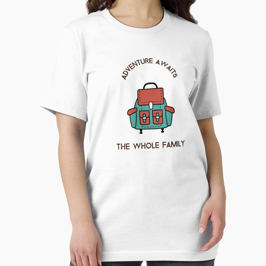 Adventure Awaits The Whole Family Family Hiking Essential T Shirt