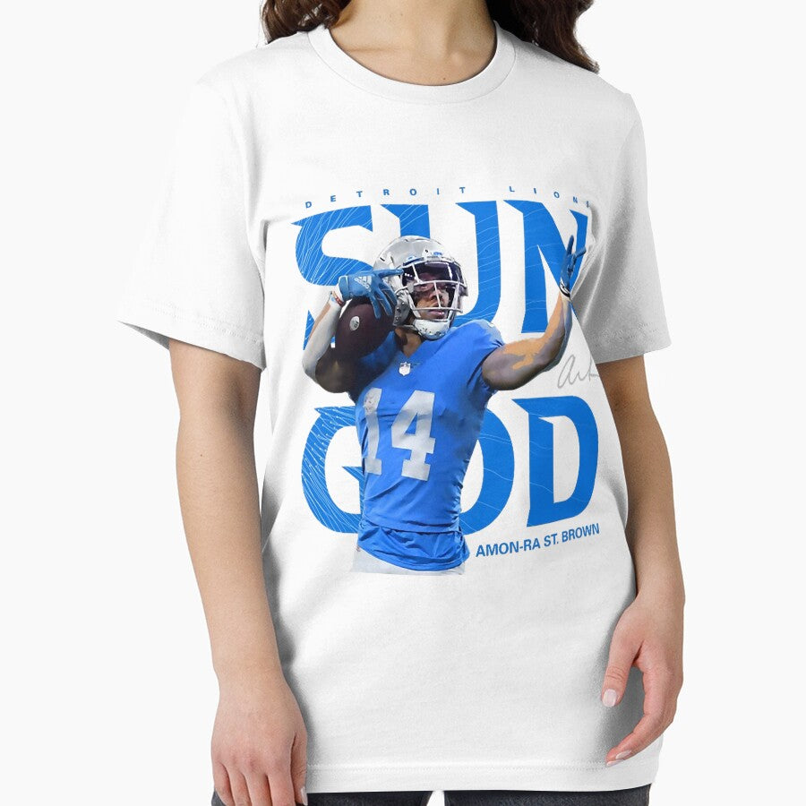 Amon sport Ra St. Brown Sun God Essential T-Shirt