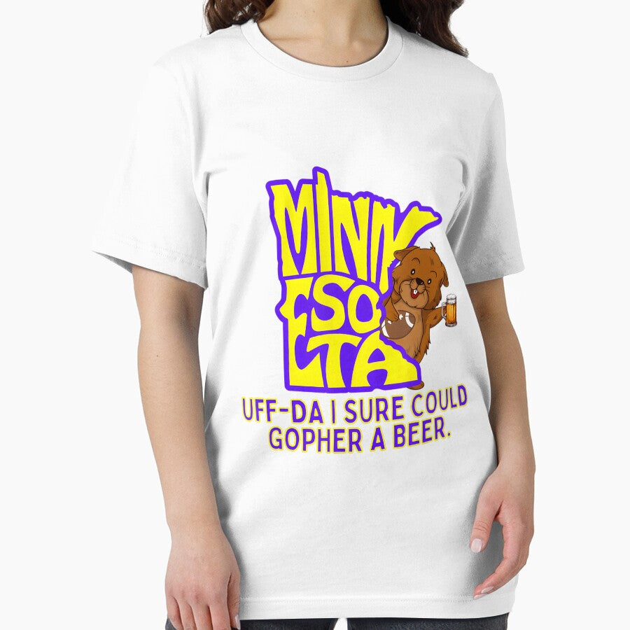 Minnesota Gopher State UffDa I Sure Could Gopher A Beer Essential T-Shirt