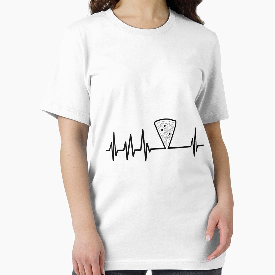 Pizza Heartbeat / Pizza Heart Monitor / American Apparel / pizza lovers / food lovers Essential T-Shirt