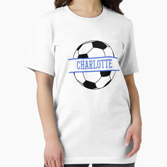 Charlotte Name Personalized Soccer Ball Essential T-Shirt