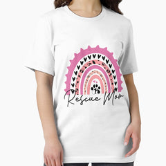 Leopard Boho Rainbow Mom Essential T-Shirt