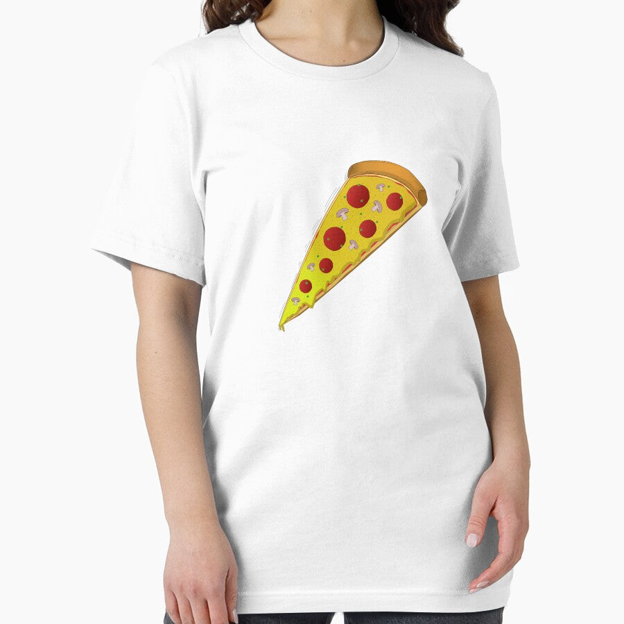 Pizza Salami Funghi Cheese Italian Fast Food Essential T-Shirt