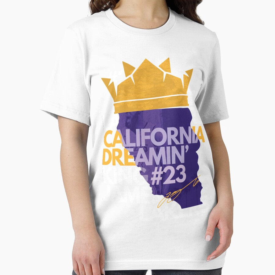 California Dreamin&X27; King 23 Lebron James Lakers T-Shirt Essential T-Shirt