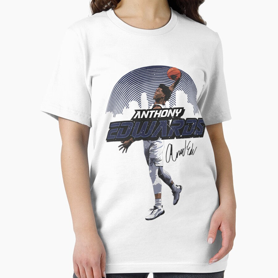 Anthony Edwards Minnesota Skyline Essential T-Shirt