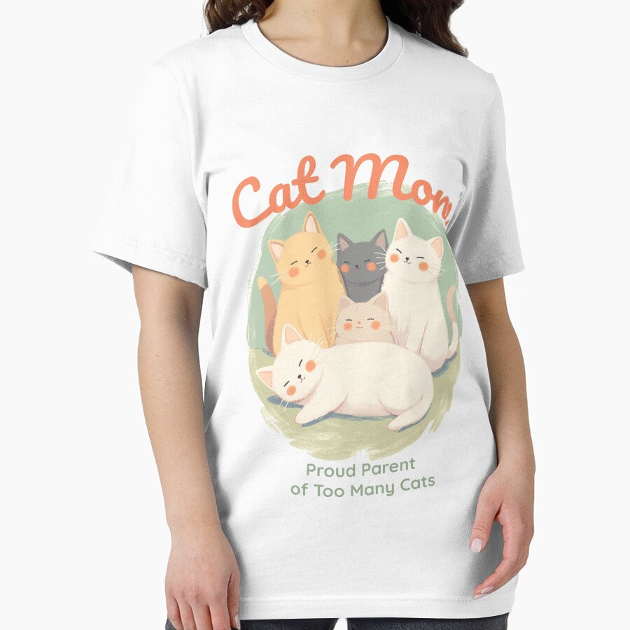 Cat Mom – Proud Parent of Too Many Cats Essential T-Shirt