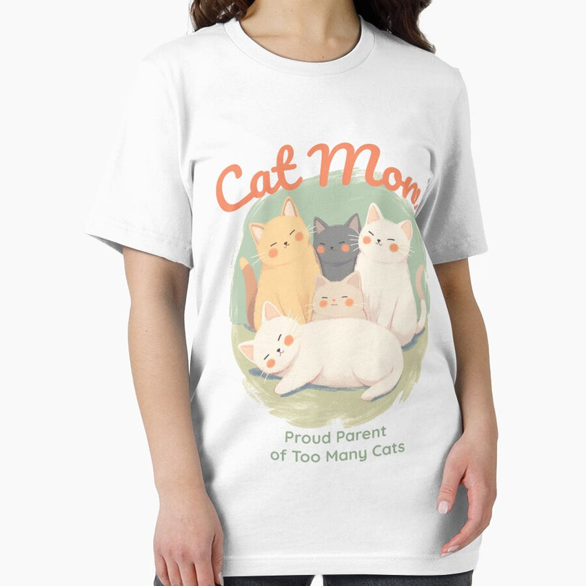 Cat Mom – Proud Parent of Too Many Cats Essential T-Shirt
