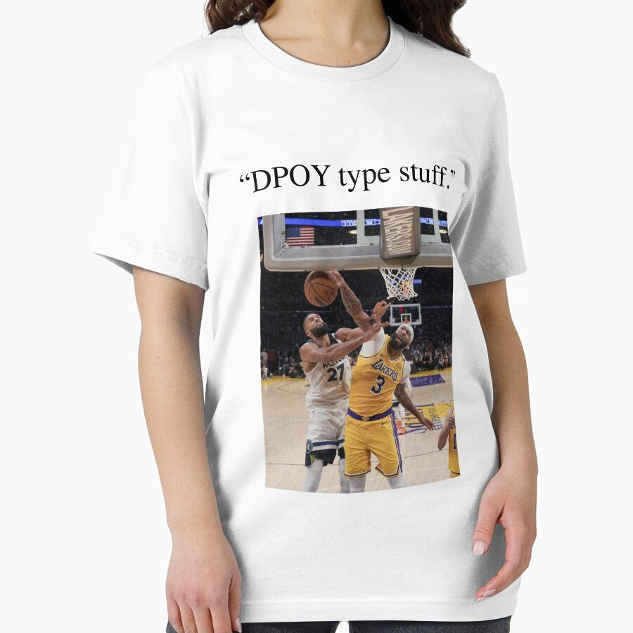 Anthony Davis | DPOY Type Stuff Essential T-Shirt