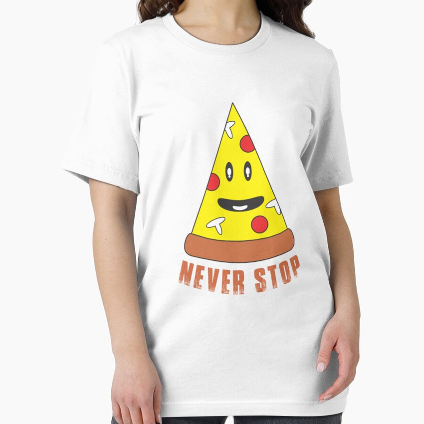 Vintage Never Stop Pizza illustration Essential T-Shirt