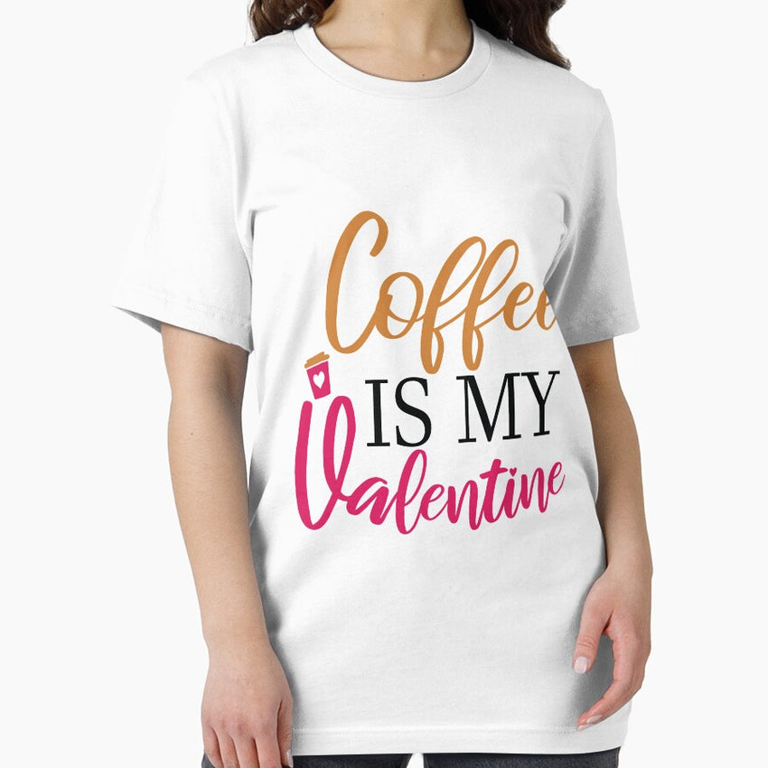 Coffee Pizza Is My Valentine Essential T-Shirt