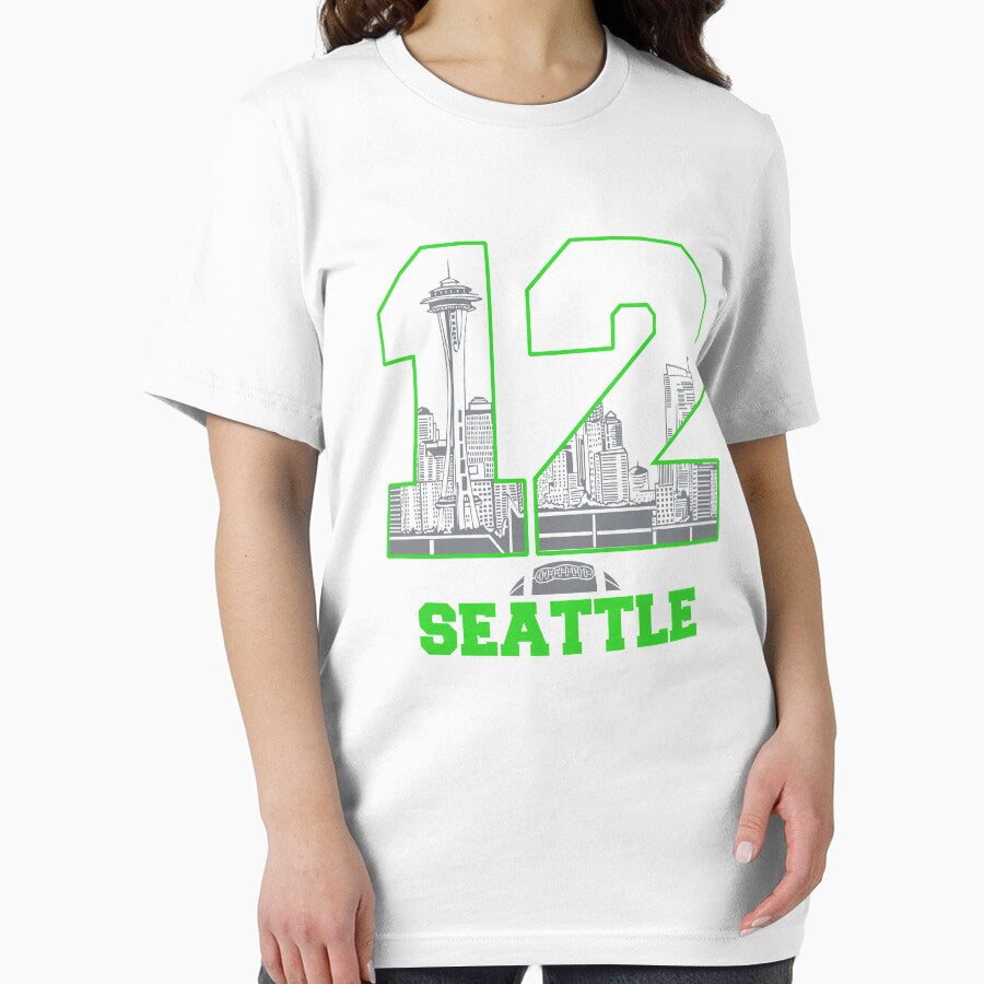 12 Seattle American Football Essential T-Shirt
