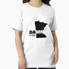 Apathetic State Advertising - Minnesota - DAMN It's Cold Essential T-Shirt