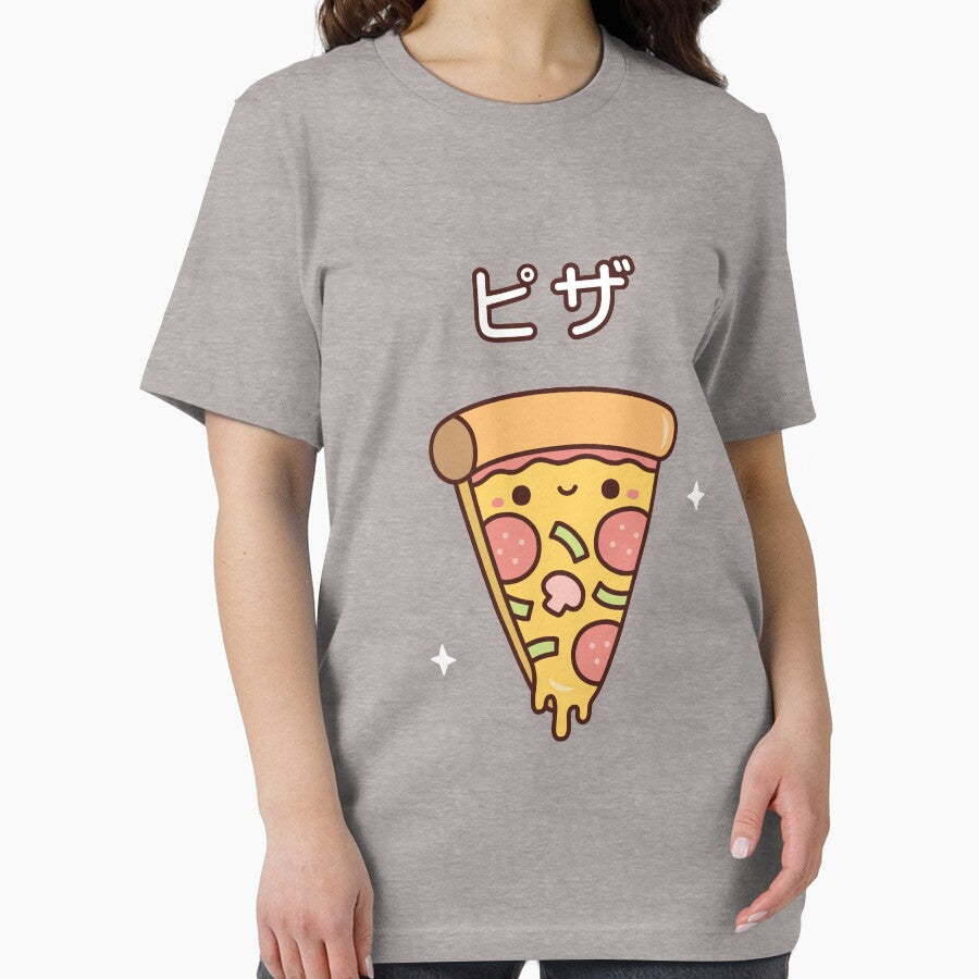 Kawaii Cheesy Pizza Slice Essential T-Shirt