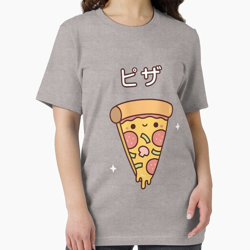 Kawaii Cheesy Pizza Slice Essential T-Shirt