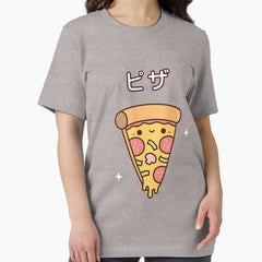 Kawaii Cheesy Pizza Slice Essential T-Shirt